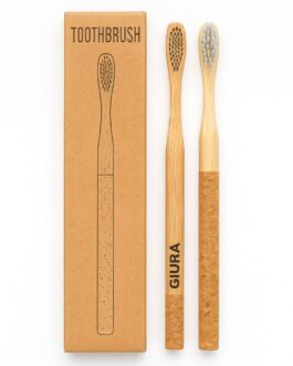 🪥 Raspall de dents de bambú amb suro – truges suaus 🌱